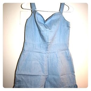 Denim romper / jumpsuit